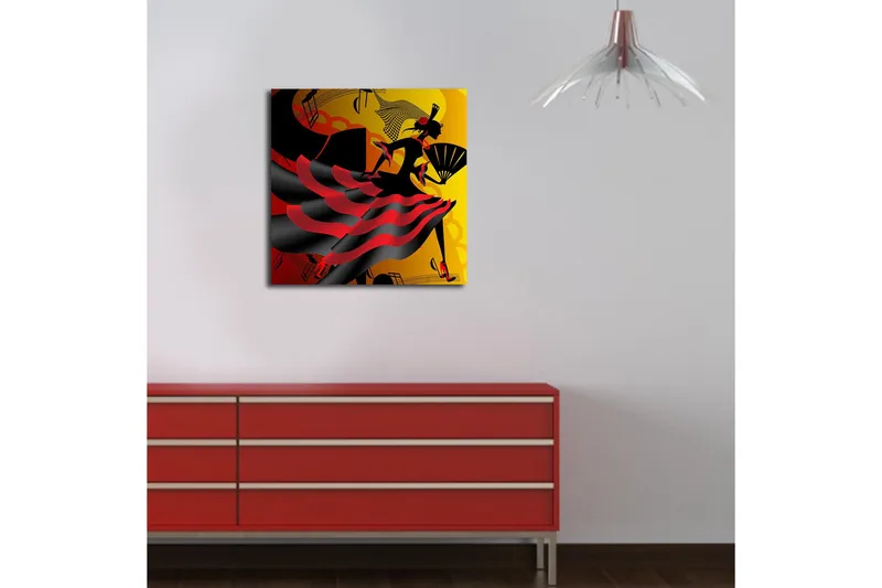 Canvas Flerfarvet - 44x54 cm - Boligtilbehør - Billeder & kunst - Billeder på lærred
