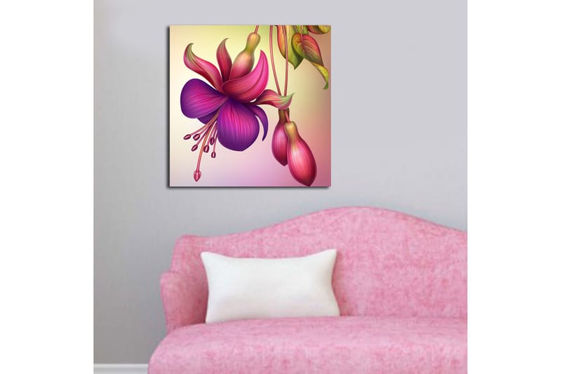 Canvas Flerfarvet - 44x54 cm - Boligtilbehør - Billeder & kunst - Billeder på lærred