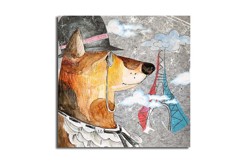 Canvas Flerfarvet, 44x54 cm