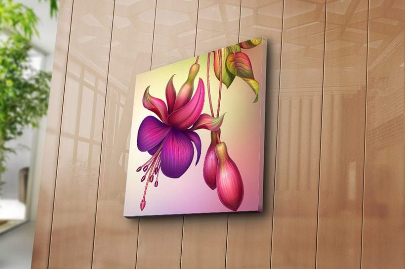 Canvas Flerfarvet - 44x54 cm - Boligtilbehør - Billeder & kunst - Billeder på lærred