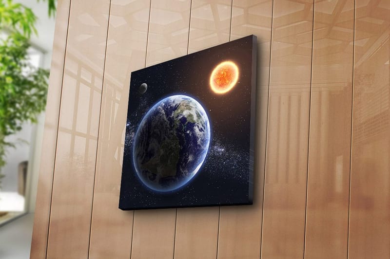 Canvas Flerfarvet - 44x54 cm - Boligtilbehør - Billeder & kunst - Billeder på lærred