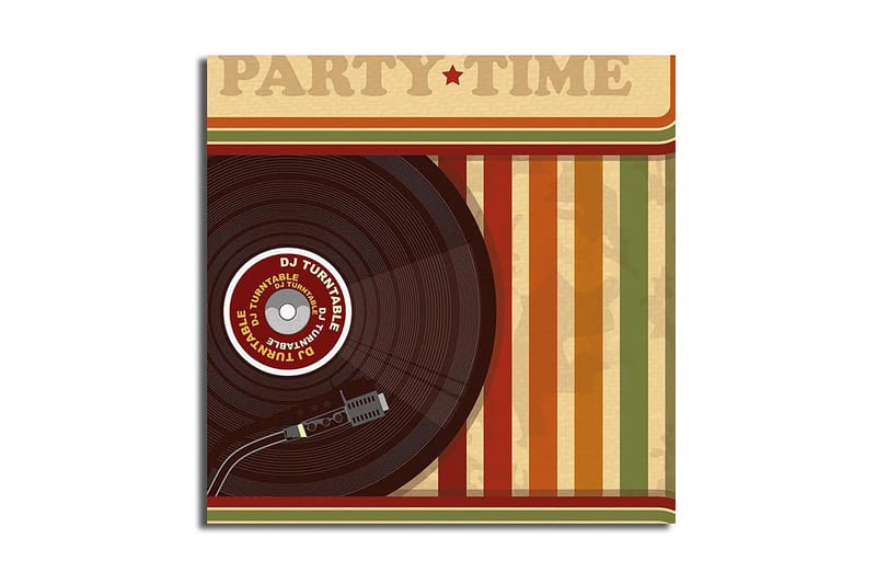 Canvas Flerfarvet, 44x54 cm