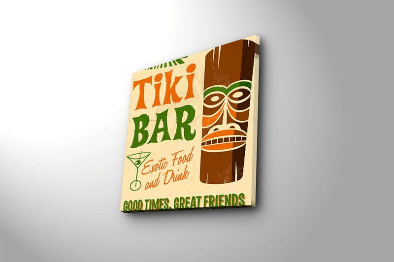 Canvas Flerfarvet - 44x54 cm - Boligtilbehør - Billeder & kunst - Billeder på lærred