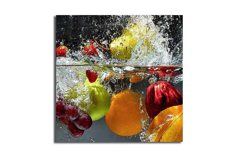 Canvas Flerfarvet, 44x54 cm