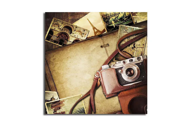 Canvas Flerfarvet, 44x54 cm