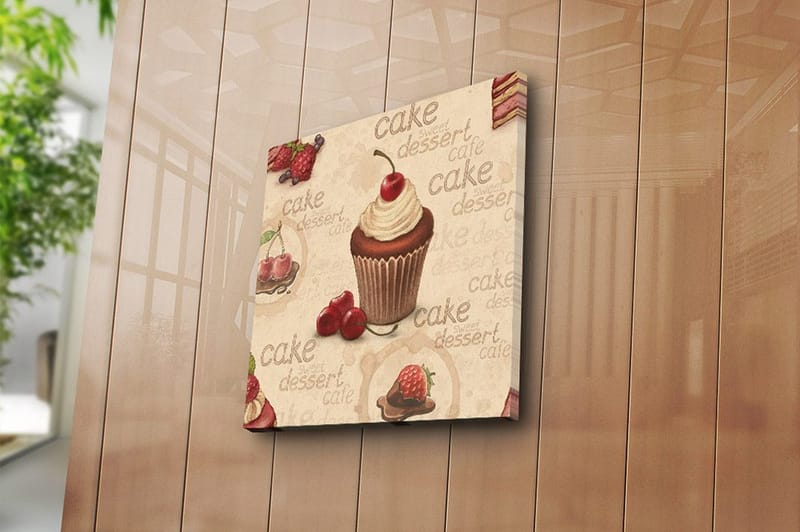 Canvas Flerfarvet - 44x54 cm - Boligtilbehør - Billeder & kunst - Billeder på lærred