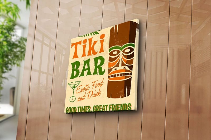 Canvas Flerfarvet - 44x54 cm - Boligtilbehør - Billeder & kunst - Billeder på lærred