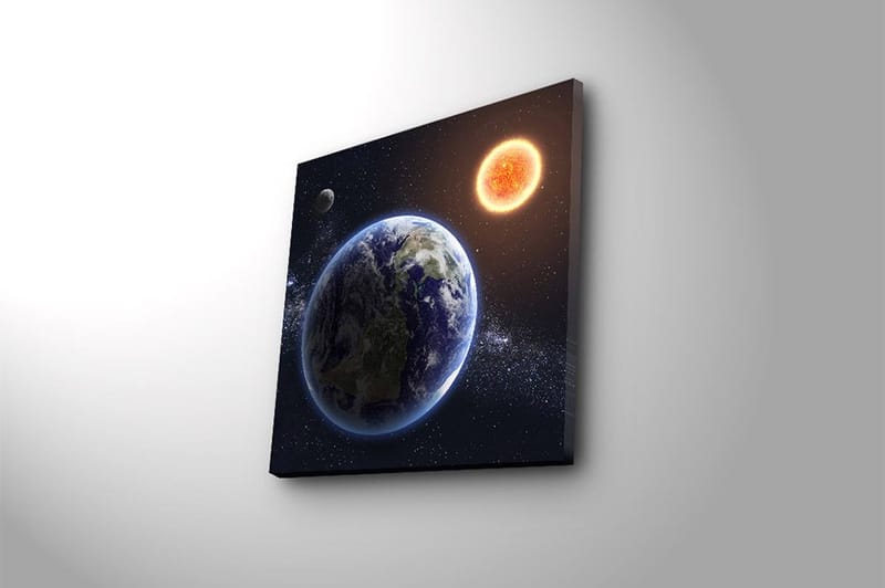 Canvas Flerfarvet - 44x54 cm - Boligtilbehør - Billeder & kunst - Billeder på lærred