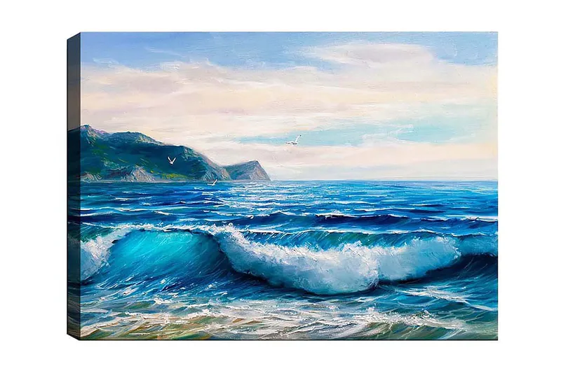 Canvas Flerfarvet, 55x07 cm