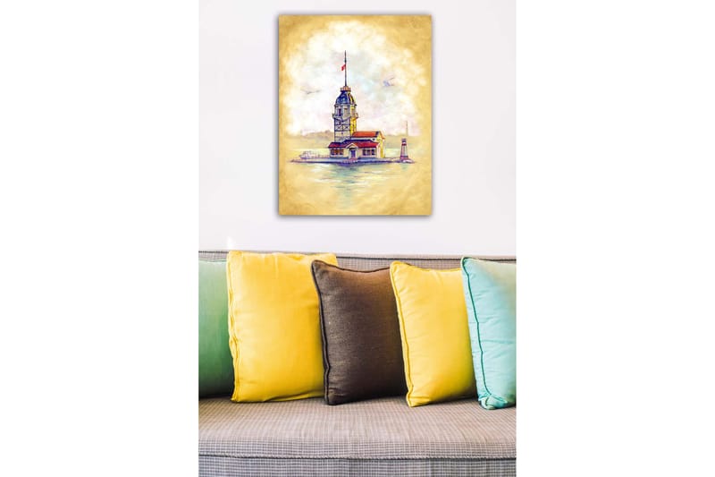 Canvas Flerfarvet - 55x07 cm - Boligtilbehør - Billeder & kunst - Billeder på lærred