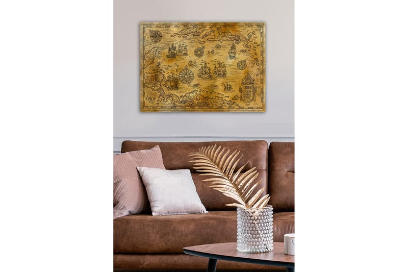 Canvas Flerfarvet - 55x07 cm - Boligtilbehør - Billeder & kunst - Billeder på lærred