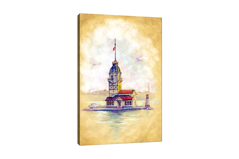 Canvas Flerfarvet - 55x07 cm - Boligtilbehør - Billeder & kunst - Billeder på lærred