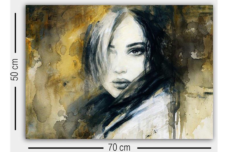 Canvas Flerfarvet - 55x07 cm - Boligtilbehør - Billeder & kunst - Billeder på lærred