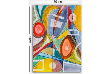 Canvas Flerfarvet - 55x07 cm - Boligtilbehør - Billeder & kunst - Billeder på lærred