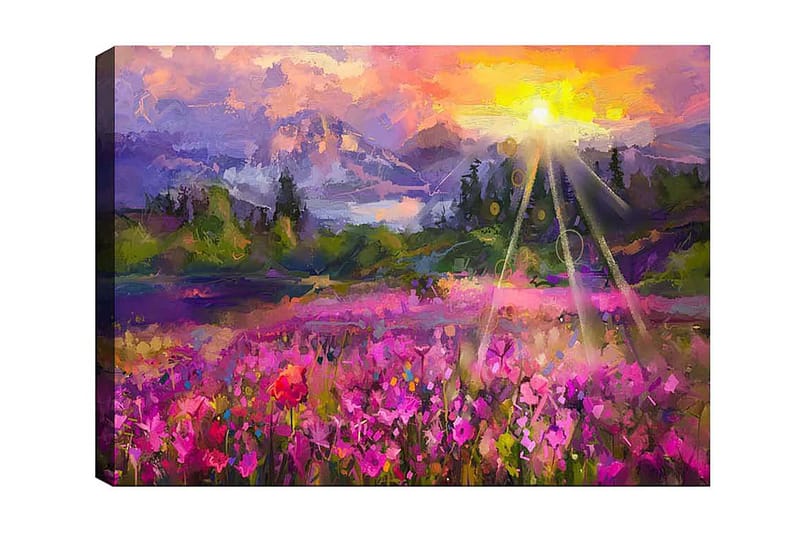 Canvas Flerfarvet, 55x07 cm