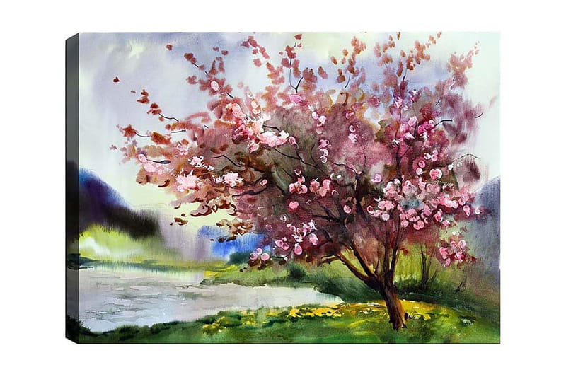 Canvas Flerfarvet, 55x07 cm