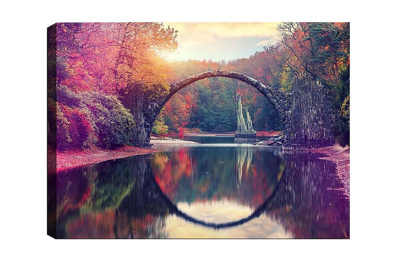 Canvas Flerfarvet, 55x07 cm