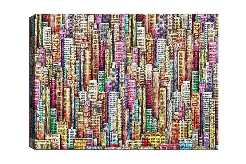Canvas Flerfarvet, 55x07 cm