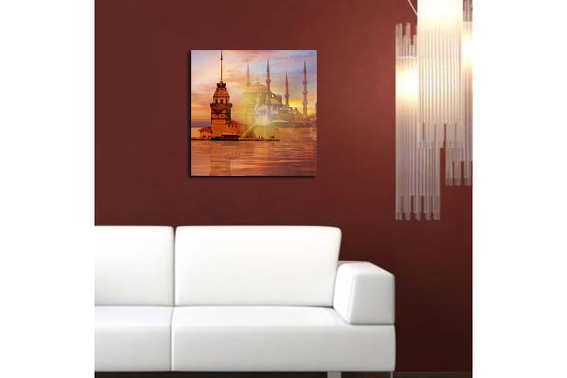 Canvas Musik Flerfarvet - 44x54 cm - Boligtilbehør - Billeder & kunst - Billeder på lærred