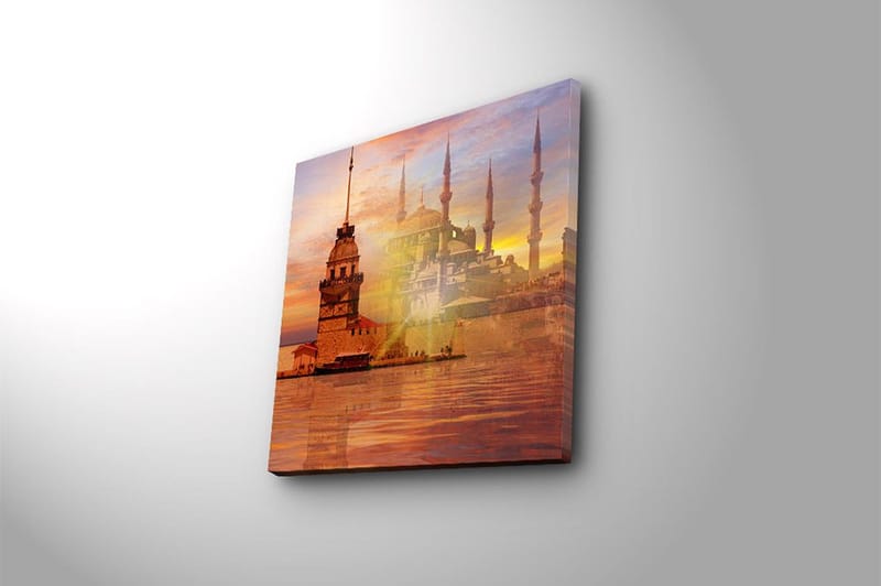 Canvas Musik Flerfarvet - 44x54 cm - Boligtilbehør - Billeder & kunst - Billeder på lærred