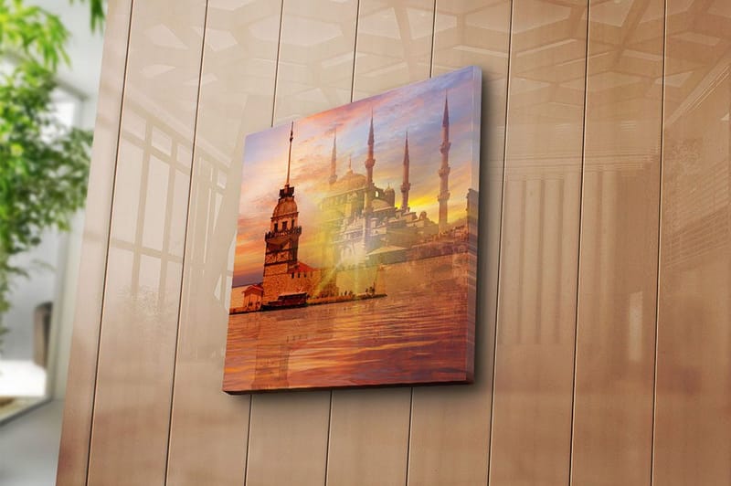 Canvas Musik Flerfarvet - 44x54 cm - Boligtilbehør - Billeder & kunst - Billeder på lærred