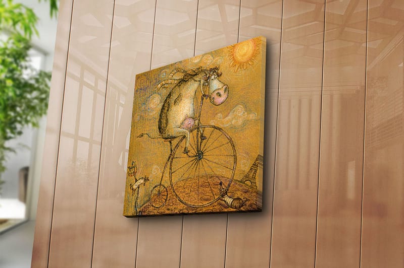 Canvas Nautisk flerfarvet - 44x54 cm - Boligtilbehør - Billeder & kunst - Billeder på lærred