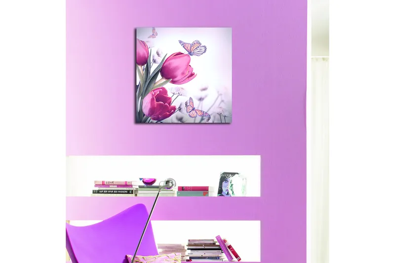 Canvas Nautisk flerfarvet - 44x54 cm - Boligtilbehør - Billeder & kunst - Billeder på lærred