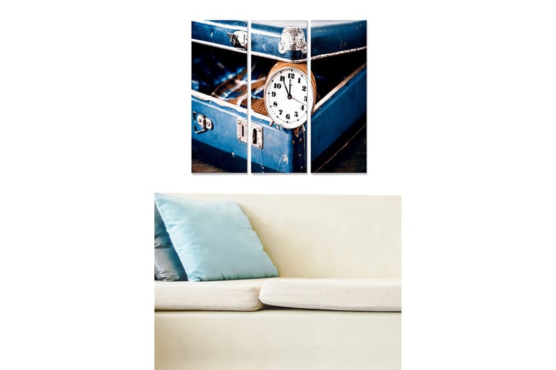 Canvas Nostalgic 3 stk Flerfarvet, 22x05 cm