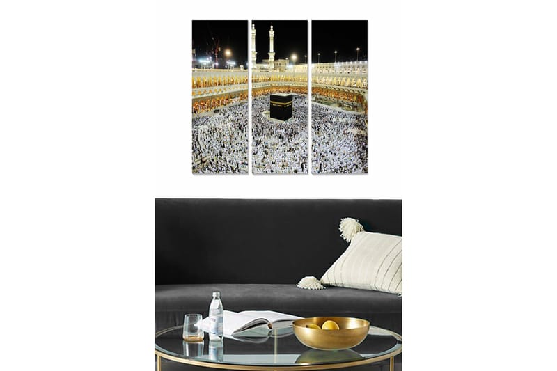 Canvas Religion 3 stk Flerfarvet, 22x05 cm