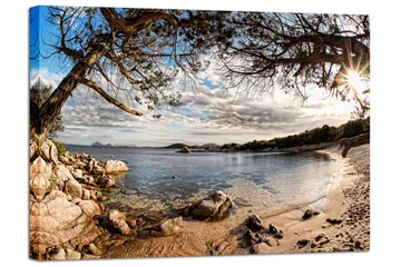 Canvas Sardinien - Boligtilbehør - Billeder & kunst - Billeder på lærred