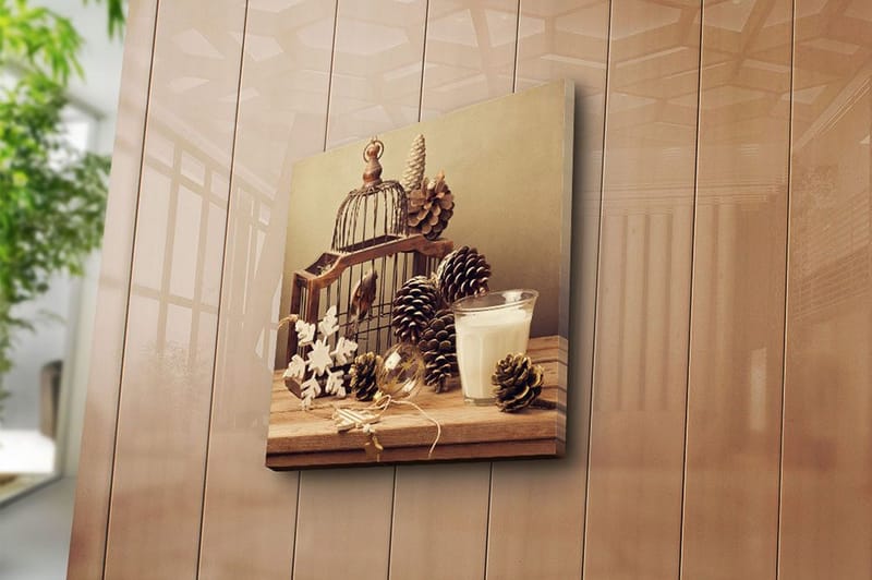 Canvas Scenic Flerfarvet - 44x54 cm - Boligtilbehør - Billeder & kunst - Billeder på lærred