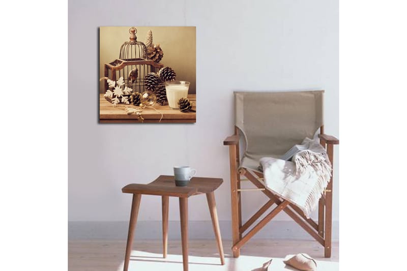 Canvas Scenic Flerfarvet - 44x54 cm - Boligtilbehør - Billeder & kunst - Billeder på lærred