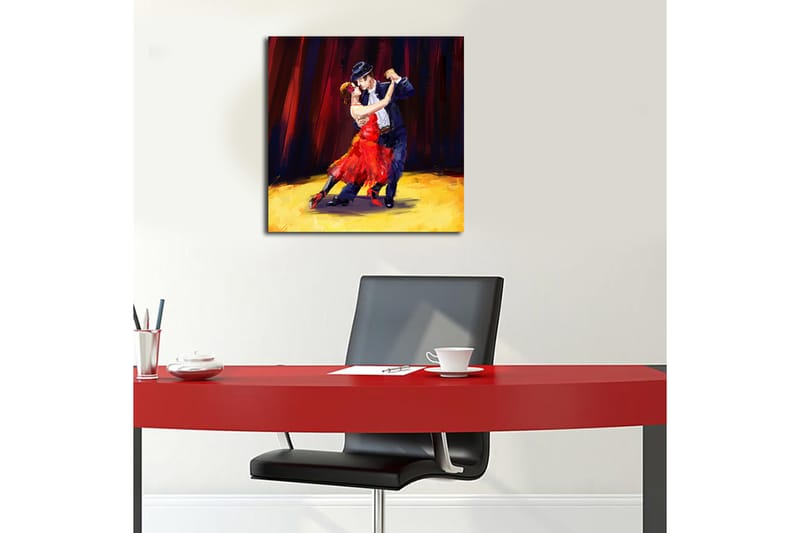 Canvas Scenic Flerfarvet - 44x54 cm - Boligtilbehør - Billeder & kunst - Billeder på lærred