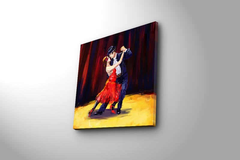 Canvas Scenic Flerfarvet - 44x54 cm - Boligtilbehør - Billeder & kunst - Billeder på lærred