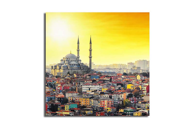 Canvas Scenic Flerfarvet - 44x54 cm - Boligtilbehør - Billeder & kunst - Billeder på lærred