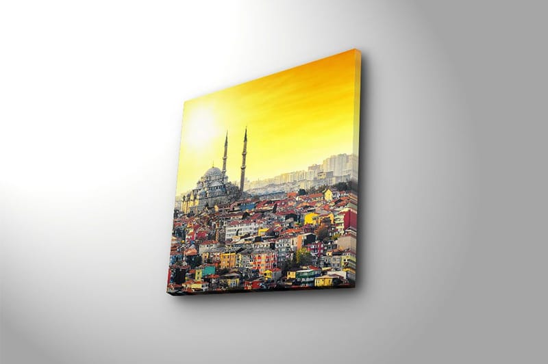 Canvas Scenic Flerfarvet - 44x54 cm - Boligtilbehør - Billeder & kunst - Billeder på lærred