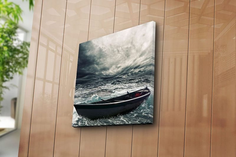 Canvas Scenic Flerfarvet - 44x54 cm - Boligtilbehør - Billeder & kunst - Billeder på lærred