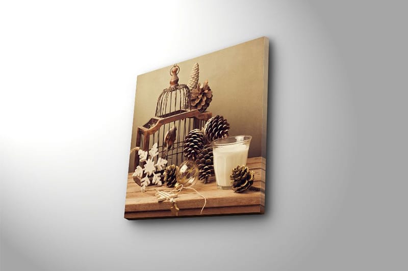 Canvas Scenic Flerfarvet - 44x54 cm - Boligtilbehør - Billeder & kunst - Billeder på lærred