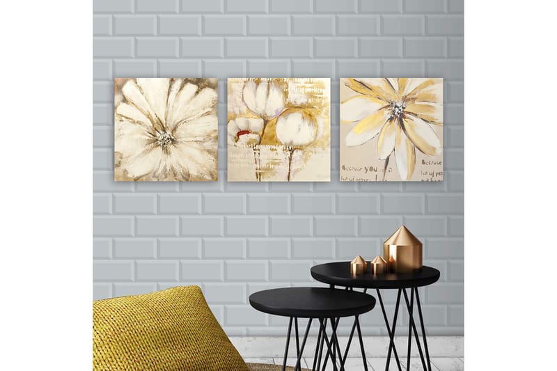 Canvas VP Italien 3 stk Flerfarvet, 33x03 cm