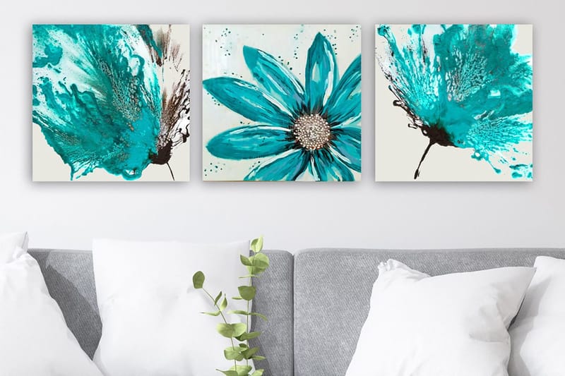 Canvas VP Italien 3 stk Flerfarvet, 33x03 cm