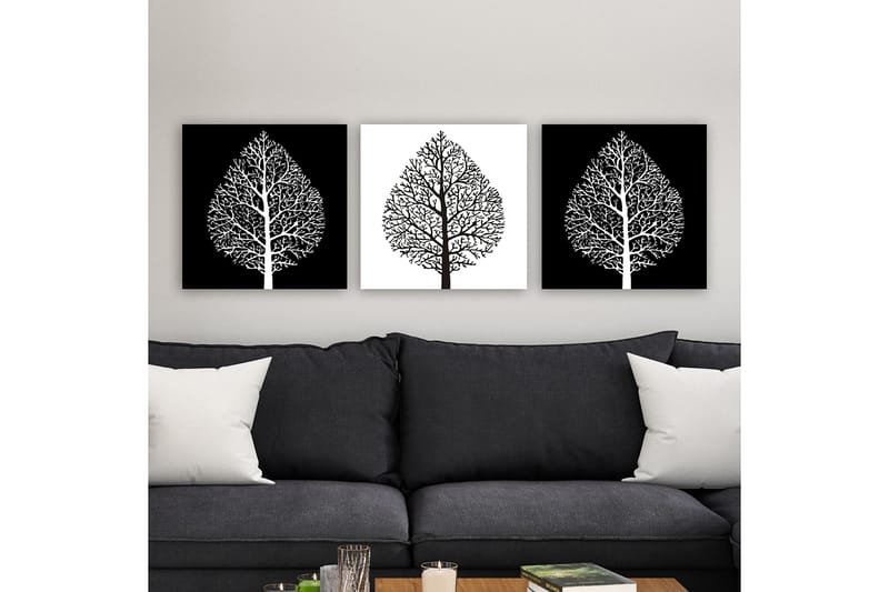 Canvas VP Italien 3 stk Flerfarvet - 33x03 cm - Boligtilbehør - Billeder & kunst - Billeder på lærred