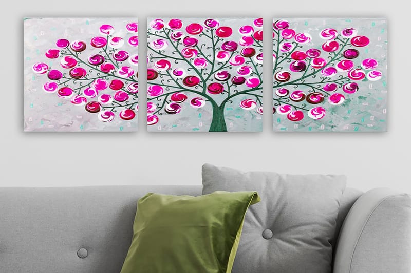 Canvas VP Italien 3 stk Flerfarvet, 33x03 cm