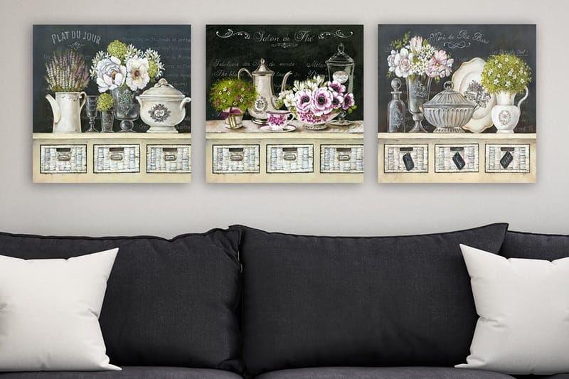 Canvas VP Italien 3 stk Flerfarvet, 33x03 cm