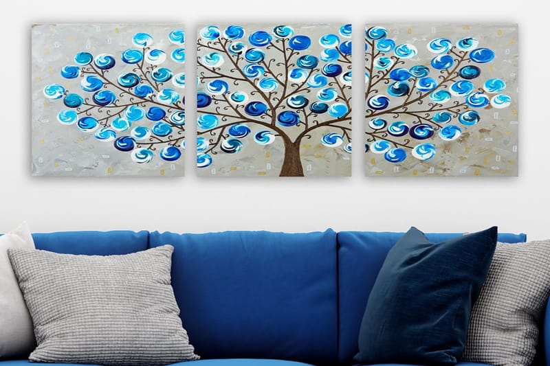 Canvas VP Italien 3 stk Flerfarvet, 33x03 cm