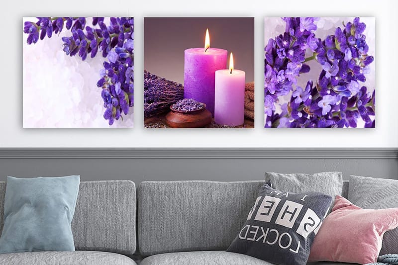 Canvas VP Italien 3 stk Flerfarvet, 33x03 cm