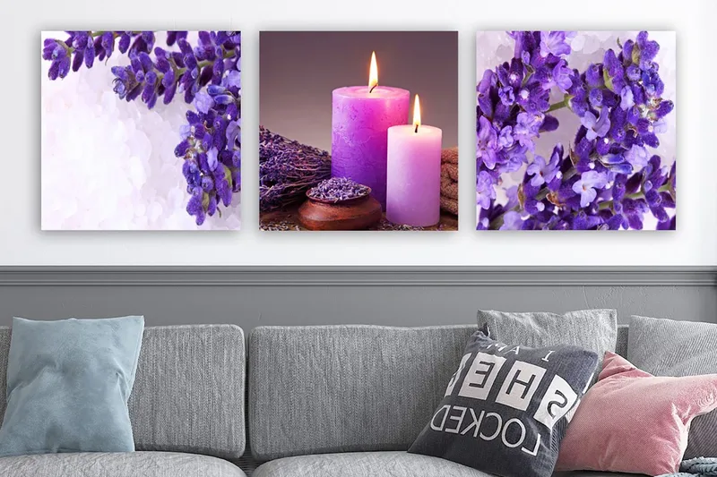 Canvas VP Italien 3 stk Flerfarvet, 33x03 cm