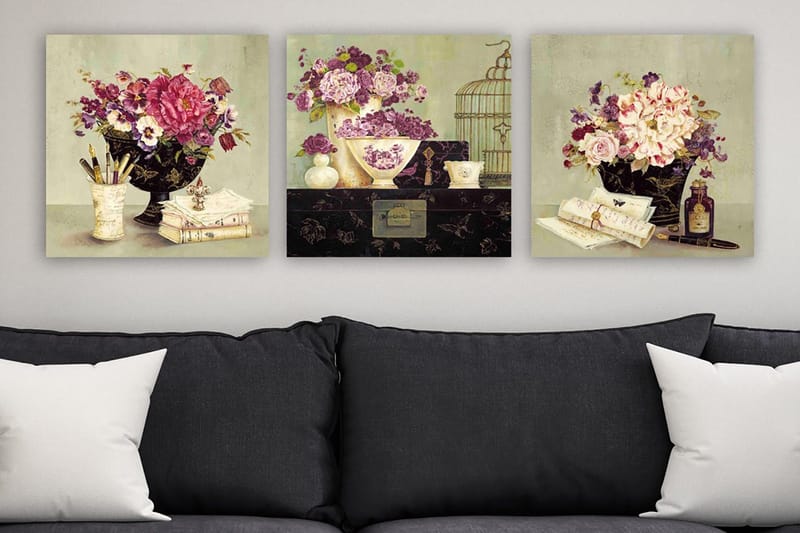 Canvas VP Italien 3 stk Flerfarvet, 33x03 cm