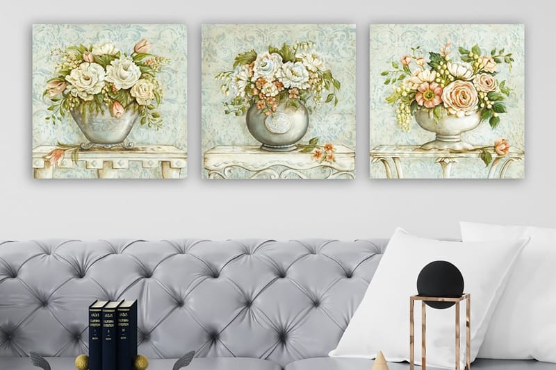 Canvas VP Italien 3 stk Flerfarvet, 33x03 cm