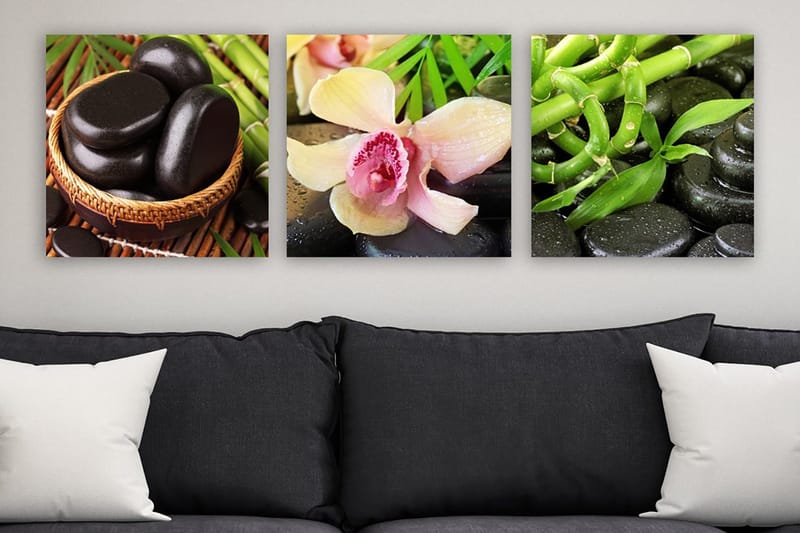 Canvas VP Italien 3 stk Flerfarvet, 33x03 cm