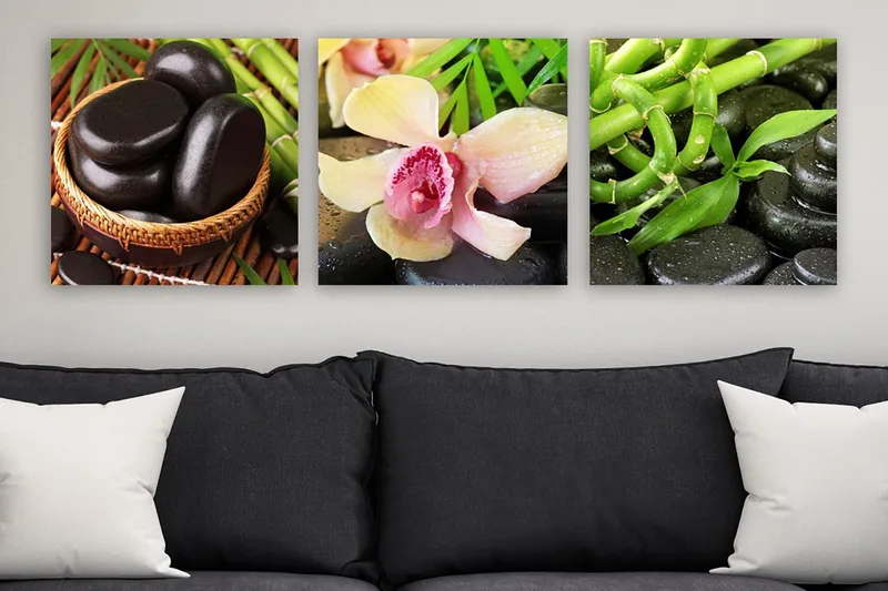 Canvas VP Italien 3 stk Flerfarvet, 33x03 cm